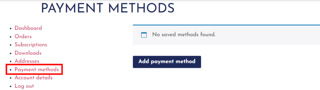 add payment method