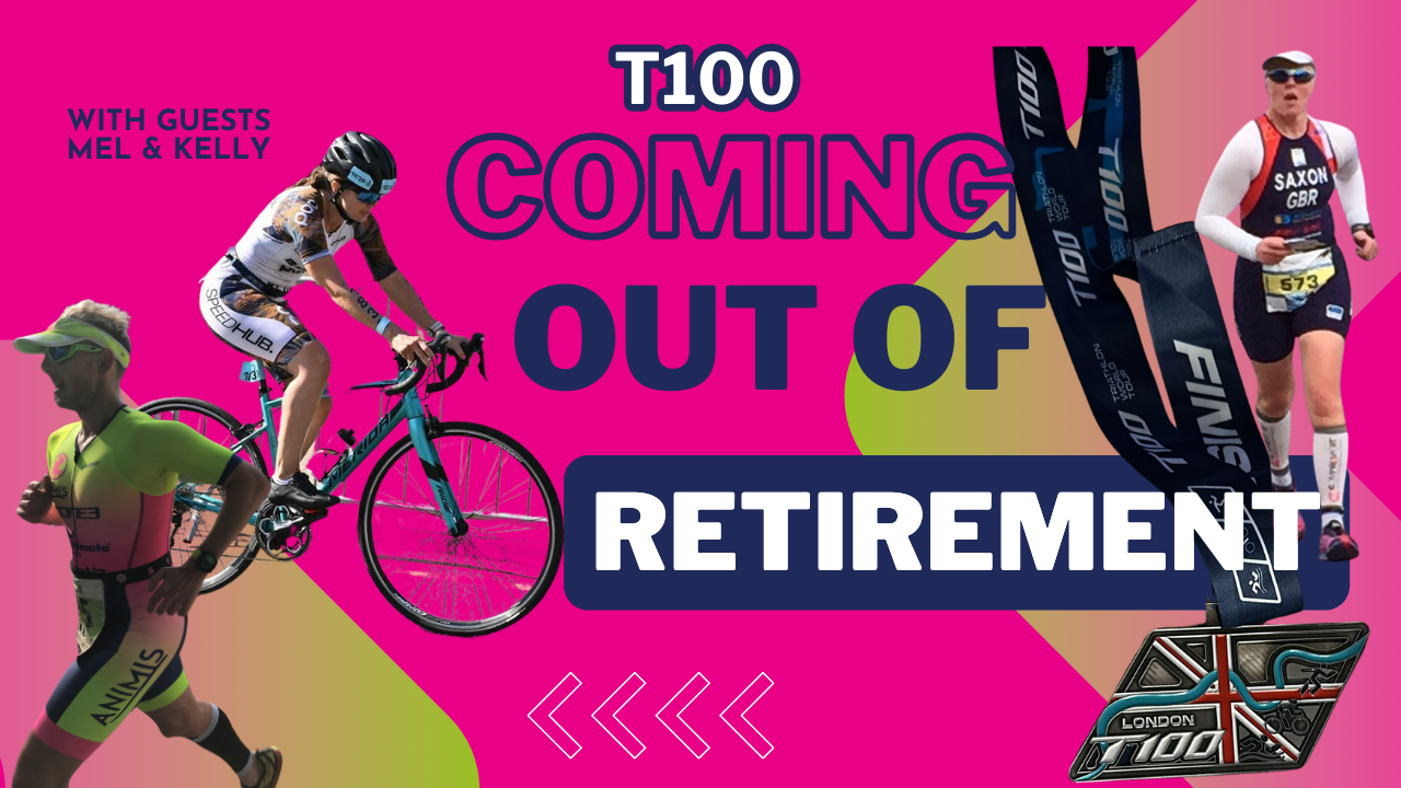 out of retirement at the T100 London Triathlon